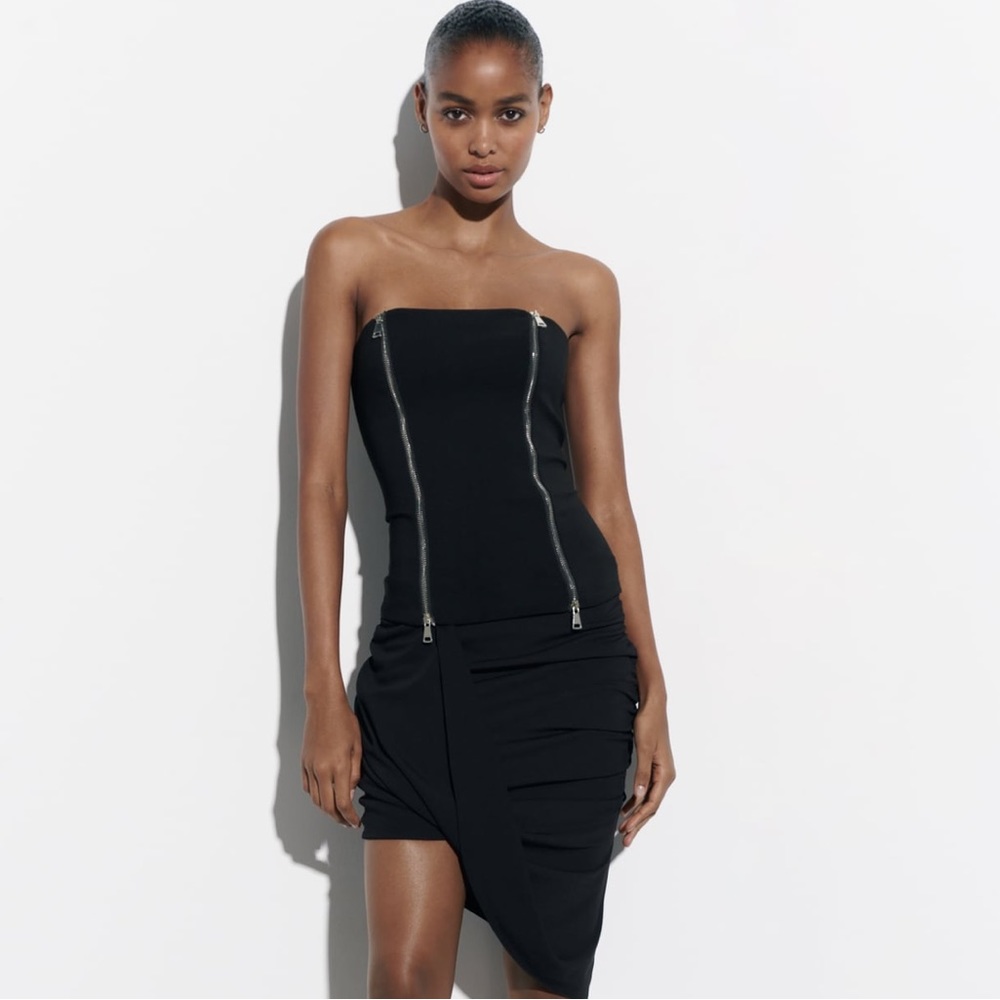 Zara zipper top NWT